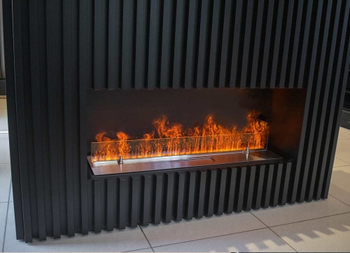 Электроочаг Schönes Feuer 3D FireLine 800 со стальной крышкой в Рязани