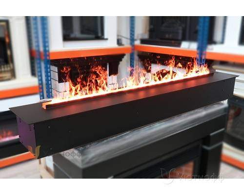 3D электроочаг Real Flame Line-S 150 3D Matte Black в Рязани