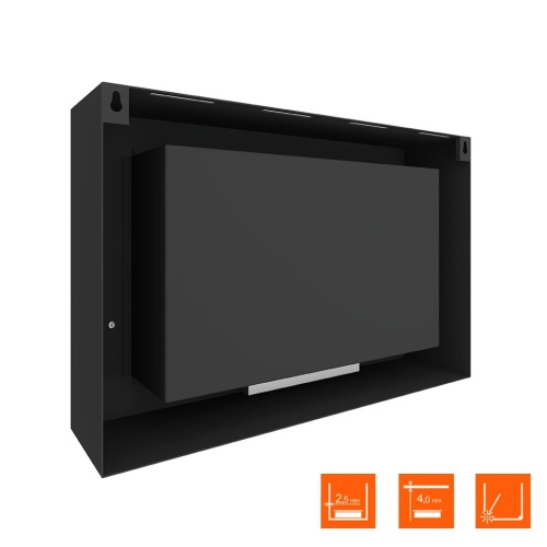 Биокамин SteelHeat WALL ONE 800 LITE черный SteelHeat